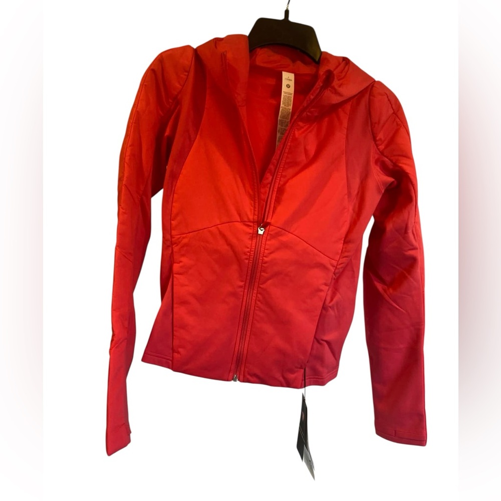 NWT Lululemon push your pace jacket GLAZE PINK Size 6